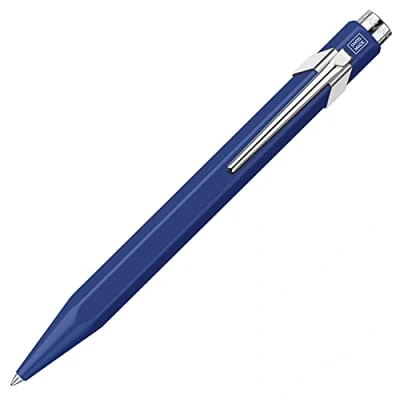 Abbildung von Caran d&#039;Ache Kugelschreiber 849 Classic Line Blau lackiert Strichstärke: M, Schriftfarbe: Blau, Länge: 13 cm, 0846.159
