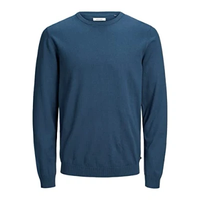 Abbildung von JACK &amp; JONES Herren JJEBASIC Knit Crew Neck, Insignia Blue, XS