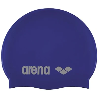 Abbildung von arena Classic Unisex Silikon Badekappe, Schwimmkappe für Frauen und Männer, Badekappe mit Verstärktem Rand, Weiche Strapazierfähige