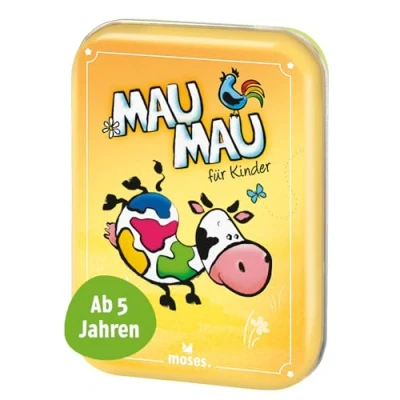 Abbildung von moses. Verlag GmbH 90321 Mau Kartenspiel Spiele Klassiker Für Kinder ab 5 Jahren, Yellow