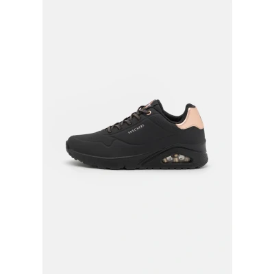 Abbildung von Skechers Damen UNO Shimmer Away Sneakers, Schwarz, 39 EU