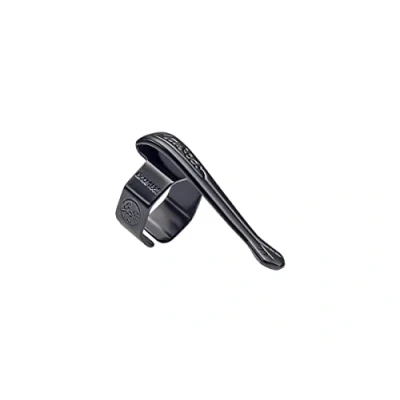 Abbildung von Kaweco Stift Clip Nostalgie Sport für alle Stifte der Reihe I Halterung mit dezentem Logo als schönes Accesscoire Kugelschreiberhalter aus Bronze schwarzer Veredelung Schwarz 10001686