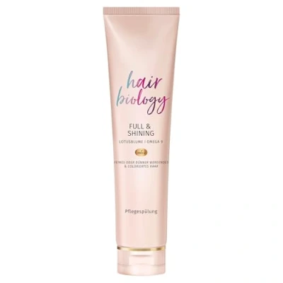 Abbildung von Hair Biology Full &amp; Shining Pflegespülung, Für Feines Oder Dünner Werdendes Und Coloriertes Haar, Conditioner, Haarpflege, Mit Lotusblume, Conditioner Ohne Farbstoffe, Dünnes 160ml