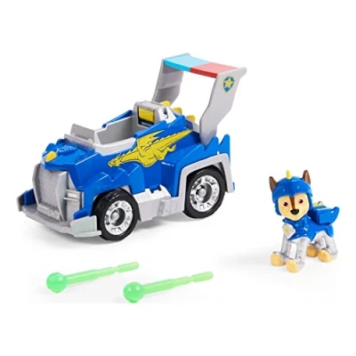 Abbildung von PAW PATROL, Rescue Knights Basis Fahrzeug Spielzeugauto von Chase mit Welpenfigur, Spielzeug geeignet für Kinder ab 3 Jahren