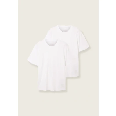 Abbildung von TOM Tailor IM Doppelpack Tshirt basic, Herren, Größe: Small, White