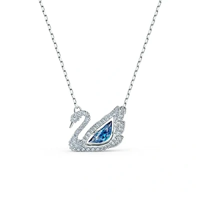Abbildung von Swarovski Dancing SWAN Necklace Halskette, Damen, Größe: One Size, Silber