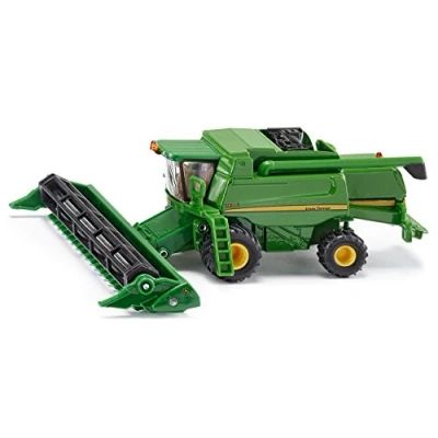 Abbildung von siku 1876, John Deere T670i Mähdrescher, 1:87, Metall/Kunststoff, Grün, Bewegliches und abnehmbares Schneidwerk