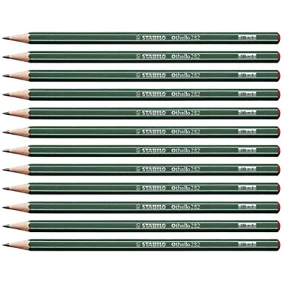 Abbildung von Bleistift STABILO Othello 12er Pack Härtegrad 3B