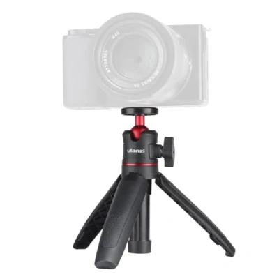 Abbildung von ULANZI MT 08 Kompaktes Reisestativ, tragbar, Mini Stativ, mit 1/4 Zoll Schraube, kleines Stativ kompatibel Sony ZV1/ RX100 VII/ RX1R II, Canon G7X Mark, Fujifilm X100V, Leica Q2