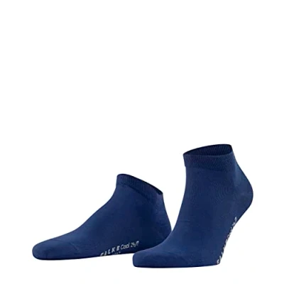Abbildung von FALKE Herren Sneakersocken Cool 24/7 M SN Baumwolle kurz einfarbig 1 Paar, Blau (Royal Blue 6000) neu umweltfreundlich, 43 44
