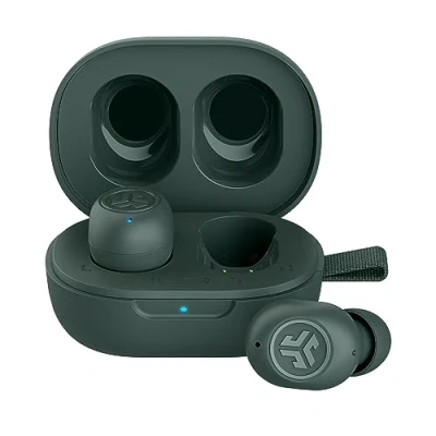 Abbildung von JLab JBuds Mini In Ear Kopfhörer kabellos Bluetooth, True Wireless Kopfhörer, 20+ Std Headphones, kabellose Ohrhörer, Earbuds mit Mikrofon, Ladebox, Dual Connect, EQ3 Sound, Salbeigrün