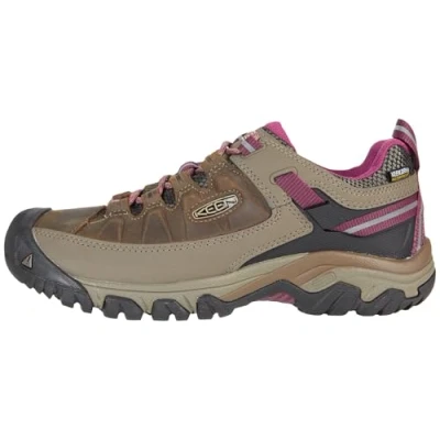 Abbildung von Keen Targhee III WP Hikingschuh, Damen, Größe: 37.5, Weiß/boysenberry Schuhe