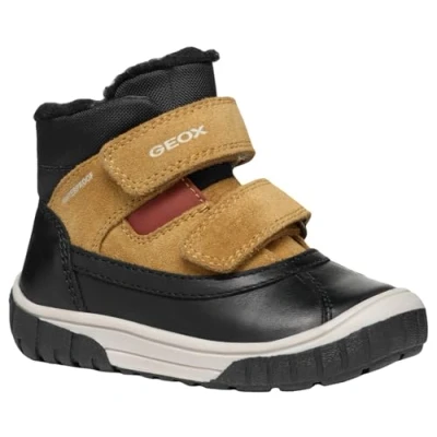 Abbildung von Geox B OMAR Boy WPF C Ankle Boot, Black/Curry, 27 EU