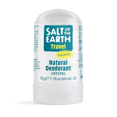Abbildung von Salt Of The Earth Natürlicher Deo Kristall In Reisegröße, Geruchlos, Ohne Parfüm Vegan, Langanhaltender Schutz, Tierversuche 50 g
