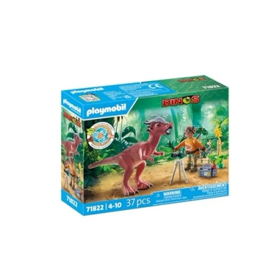 Abbildung von PLAYMOBIL Dinos Stygimoloch Beobachtung Dino Spielset Abenteuer Spielzeug für Kinder ab 4 Jahren 71822