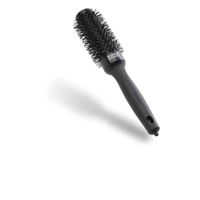 Abbildung von Olivia Garden Expert Blowout Shine Schwarz 35 Runde, antistatische Keramikbürste für glänzende und frizzfreie Blowouts