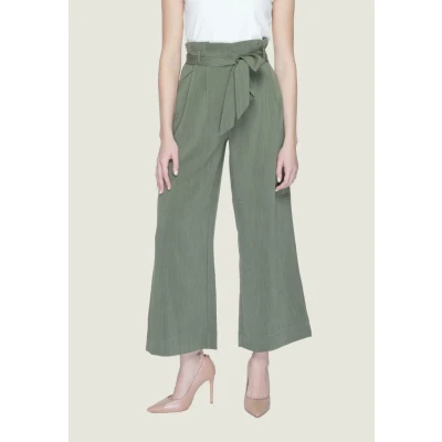 Abbildung von ONLY Marsa Solid Paper Stoffhose, Damen, Größe: XS, Olive green
