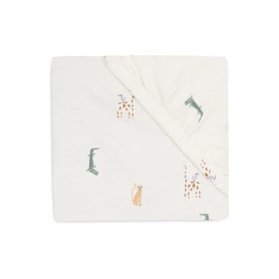 Abbildung von Jollein Spannbettlaken Jersey Für das Kinderbett Jungle Jambo 60x120cm 100% Baumwolle Spannbetttuch Oeko TEX Zertifiziert