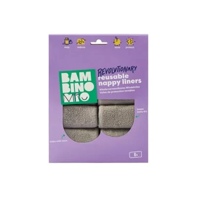 Abbildung von Bambino Mio, Supersoft Windelvlies, biologisch abbaubar, 8 Stück (1er Pack)