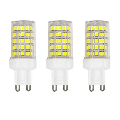 Abbildung von G9 LED Lampe 10W, 1000LM, Kaltweiß 6000K, Ersatz 50W 100W Halogenlampe, Sockel, Kein Flackern, Nicht Dimmbar, Glühbirnen für Kronleuchter, Deckenleuchten, Wandleuchten, AC 220 240V, 3er Pack