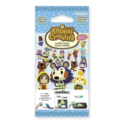 Abbildung von Paquet de 3 Cartes Amiibo Animal Crossing Serie