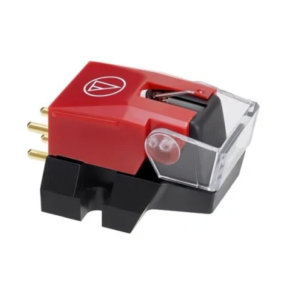 Abbildung von Audio Technica VM540ML Dual Moving Magnet Stereotonabnehmer mit Microlinear Nadel Rot