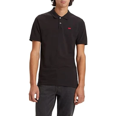Abbildung von Levi&#039;s SLIM Housemark POLO Poloshirt, Herren, Größe: XS, Meteorite