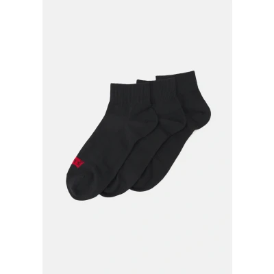 Abbildung von Levi&#039;s MID CUT Batwing LOGO Recycled 3 PACK Socken, Herren, Größe: 39 42, Black