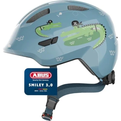 Abbildung von ABUS 67295 Fahrradhelm, Blau (Shiny Blue), M (50 55 cm)