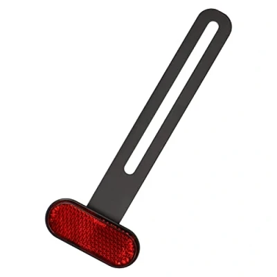 Abbildung von Universal Motorrad Kennzeichen Rückstrahler mit Halter E Geprüft Kennzeichenhalter Zubehör Reflektor (Mini Halter)
