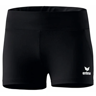 Abbildung von Erima Damen Racing 2.0 Leichtathletik Hotpants, schwarz, 40