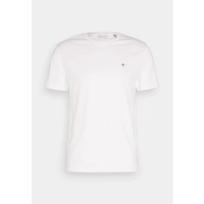 Abbildung von GANT Printed Archive Shield Tshirt basic, Herren, Größe: Large, White