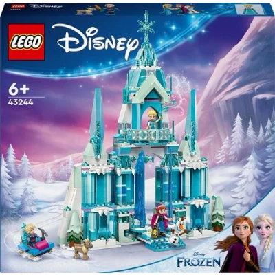 Abbildung von Lego ǀ Disney Frozen Elsas Winterpalast, BAU und Spielset für Kinder mit Modell Palast Minifiguren ELSA Anna, Geschenk Mädchen, Jungen Filmfans ab 6 Jahren 43244