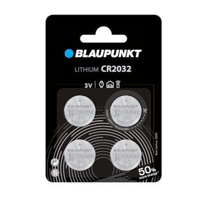 Abbildung von Blaupunkt Lithium Coin CR2032 Knopfzelle 4 Stück im Blister