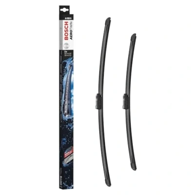 Abbildung von Bosch Aerotwin A638S Front Scheibenwischer Set mit 2 Ersatz Scheibenwischern und vormontiertem Adapter Wischblätter, 650 mm 530