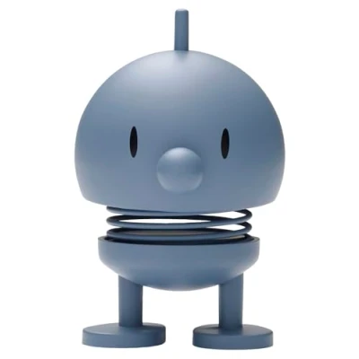 Abbildung von Hoptimist Soft Bumble, Wackelfigur Deko Skandinavisch, Wohnzimmer, Schreibtisch Deko, Büro Gadgets, Tolle Kleine Geschenke, 4,5 x 5,8 7,6 cm, Small, Sky