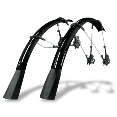 Abbildung von SKS GERMANY Unisex Erwachsene RACEBLADE PRO Set Steckradschützer, Schwarz, XL