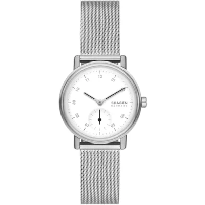 Abbildung von Skagen Watch Kuppel Lille Uhr silvercoloured, Damen, Größe: One Size, Silver coloured