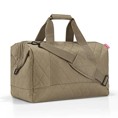 Abbildung von reisenthel allrounder L Vielfältige Doktortasche zum Reisen, für die Arbeit oder Freizeit Mit funktional stylischem Design, Couleur:rhombus olive