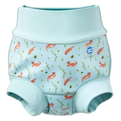 Abbildung von Splash About Unisex Baby Happy Duo Toddler Swim Nappy, Playful Otters, 12 24 Monate