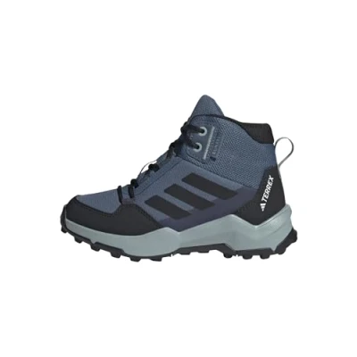 Abbildung von adidas Terrex AX4R MID RAIN.RDY Hiking Shoes Wanderschuhe, Wonder Steel/core Black/Magic Grey, 32 EU