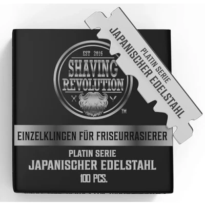 Abbildung von Shaving Revolution 100x Rasiermesser Klingen Barber Rasierklingen Messer Aus Rostfreiem Stahl