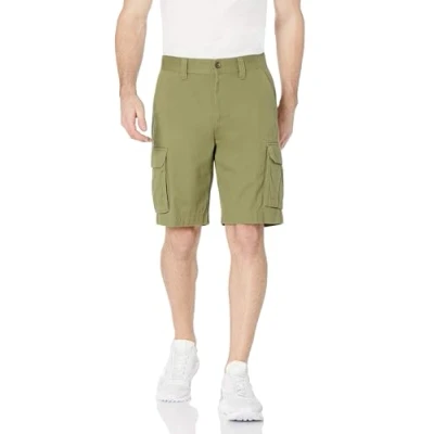 Abbildung von Amazon Essentials Herren 25 cm Lange Classic Fit Cargoshort (erhältlich in Big &amp; Tall), Helles Olivgrün, 32W