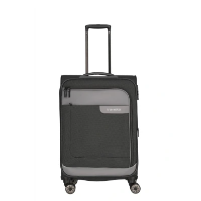 Abbildung von Travelite Viia 4w Trolley M 67 Schiefer Koffer mit 4 Rollen Weichgepäck