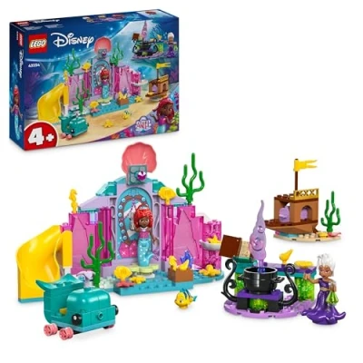 Abbildung von Lego ǀ Disney Princess Arielles Kristallhöhle, Fantasy Spielzeug für Kinder mit Meerjungfrau Figur, Schiffswrack und Fischen, Geschenk Mädchen Jungen ab 4 Jahren 43254