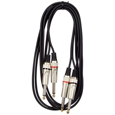 Abbildung von Stagg STC3P Twin Kabel (3m, Stecker auf Stecker)