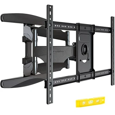 Abbildung von Invision TV Wandhalterung für 37 75 Zoll Bildschirme, Schwenkbar Neigbar und Ausfahren Halterung Flache Gebogene Fernseher, Max Gewicht 50kg, VESA 200x100mm zu 600x400mm (DXL DE IA)