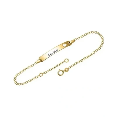 Abbildung von Armband aus 375er Gold mit Herz Armbänder
