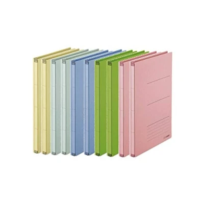 Abbildung von +44 Plus 44PLUS Japan, Zero Max Platzsparordner farbig sortiert, 10er Pack (1 x 10 Ordner)
