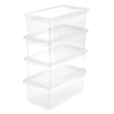 Abbildung von keeeper Aufbewahrungsboxen mit Air Control System, 4 teiliges Set, x 5,6 l, 33 19,5 12 cm, Bea, Transparent